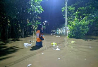 Kondisi banjir di Pasuruan