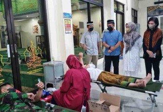 Lanud Abd Saleh dan Insub Gelar Bakti Sosial Donor Darah Jelang HUT ke-76 TNI AU 