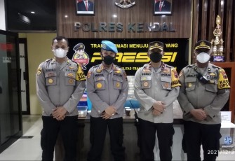 Kabidpropam Polda Jateng Cek Kesiapan Anggota Polres Kendal Amankan Tahun Baru 2022