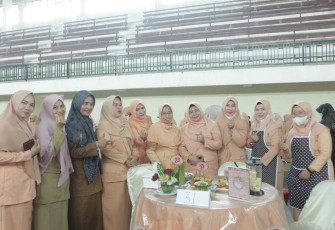  Dharma Wanita Persatuan Kab. Asahan saat Gelar Lomba Memasak