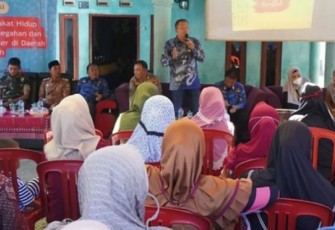 Pemkab Pesibar dan Anggota Komisi IX DPR-RI Khoirul Muhtar saat Sosialisasi Germas di Lemong