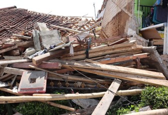 Kerusakan dampak gempa Cianjur