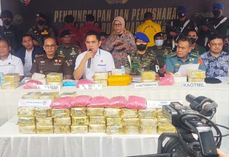 Mabes Polri, Polda Sumut dan Pomdam I/BB saat Rilis Kasus Narkoba Libatkan Oknum Anggota TNI dan Warga Sipil