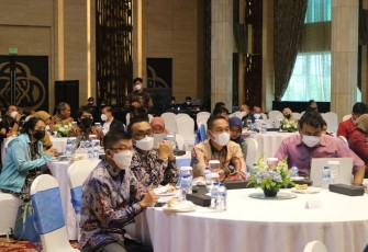 Workshop nasional 'Peran Insan Pers Dalam Membangun Inisiatif Kolaborasi Percepatan Rehabilitasi Mangrove Berkelanjutan' di Hotel Indonesia Kempinski Jakarta. 