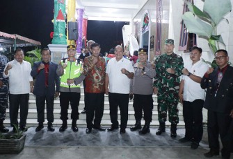 Wabup Asahan Bersama Forkopimda saat Pantau Pengamanan Gereja Jelang Natal