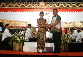 Bupati Blora saat Lantik Ketua Dewan Kebudayaan Daerah 