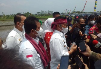 Menteri Pertanian RI ajak Petani di Klaten tanam padi empat kali dalam setahun