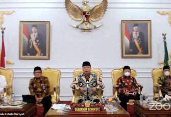 Rakor Pemprov Bengkulu bersama tim pemulihan ekonomi, evaluasi pelaksanaan Transfer Ke Daerah dan Dana Desa (TKDD)
