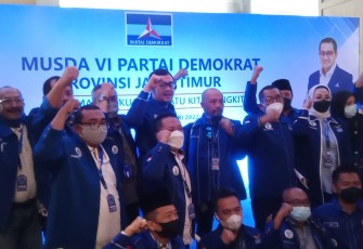 DPC PD di Jatim Optimis AHY bakal mendengar suara 25 DPC pendukung Bayu Airlangga