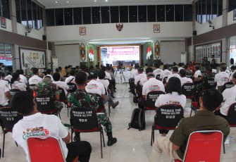 Mentoring Teritorial Berkah Sejahtera Korem 102 Panju Panjung, di Aula Makorem 102 Panju Panjung, Selasa (25/1/2022)