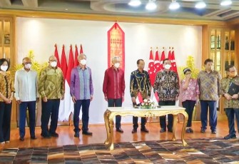 Foto screenshot LIVE Biro Pers Sekretaris Presiden