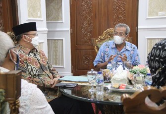 Koordinasi bersama Gubernur dan Perwakilan Universitas Bengkulu