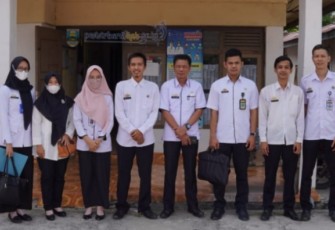 Foto bersama Diskominfo Pesibar dan Lampura