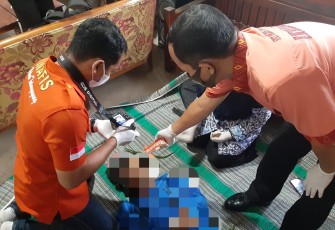 Polisi olah TKP