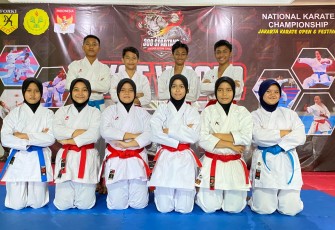Karateka Binaan Yonif Raider 300/Bjw juara umum