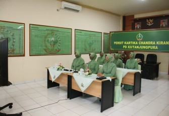 Wakil Ketua Persit KCK Daerah XII/Tpr Ikuti Webinar 