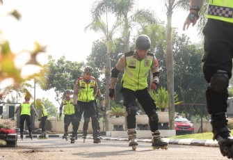 Tim Patroli Sepatu Roda, Inovasi Terbaru Polres Banjar 