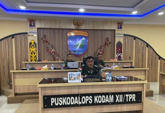 Pangdam XII/Tpr sebagai narasumber webinar mahasiswa Pprogram Doktoral Untan