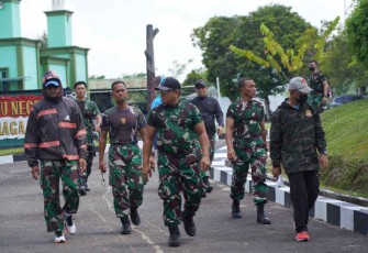 Danrem Ajak Prajurit Korem 121/Abw Jaga Kebugaran dan Postur Tubuh Ideal