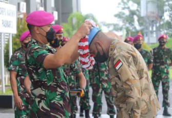 Upacara Penerimaan Satgas TNI Konga UNIFIL XXIII TA. 2021
