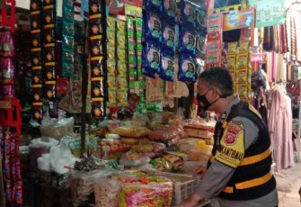 Cek Ketersediaan Migor Curah, Polisi Sidak Toko Pasar Tradisional 