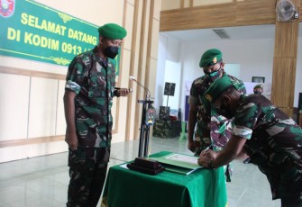 Kasdim 0913/PPU Mayor Inf Sarjito Resmi Hari Ini Di Lepas