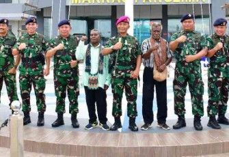 Danpasmar 3 Hadiri Pembukaan Dikmaba dan Dikmata TNI AL Angkatan XLII TA.2022