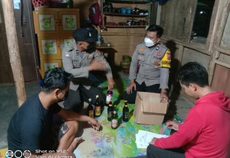 Jelang Ramadhan, 554 Botol Miras Berhasil Diamankan Polres Pandeglang