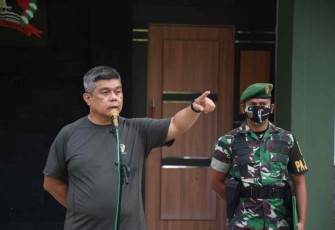 Danrem Mengambil Apel Pagi Seluruh Prajurit Korem 142/Tatag, Ini yang Dikatakan....!!!