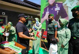 Resmikan Perumahan Dinas Korem 121/Abw, Ini Pesan Danrem !!