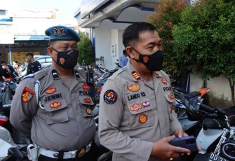 Polrestabes Makassar Amankan Ratusan Unit Kendaraan Roda Dua 