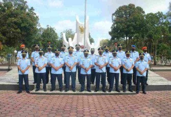 Ziarah Rombongan Lanud Abd Saleh dan Insub ke TMP Suropati Kota Malang