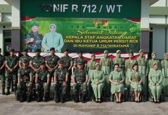 Pengarahan di Yonif Raider 712/WT, Kasad Sampaikan Pesan Presiden RI