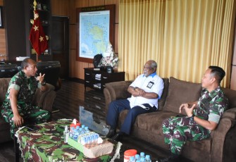 Perwakilan Ombudsman Papua Barat Temui Pangdam XVIII/Kasuari 