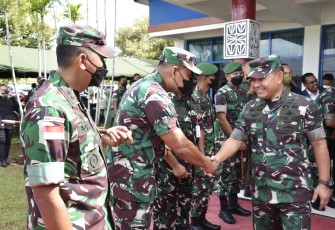 Danlantamal XI Merauke Turut Laksanakan Pengantaran Kasad dari Bumi Animha