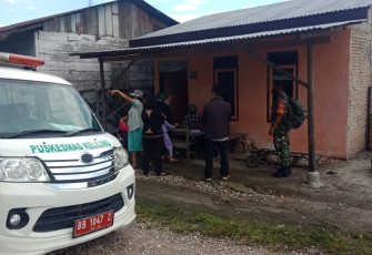 Door to Door, Babinsa Salak Sosialisasi Vaksinasi Booster Ke Warga 