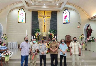 Kapolres Blitar Kota Cek Keamanan Gereja 