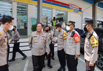 Kapolda Jabar Cek Pos Pam Arus Mudik Lebaran