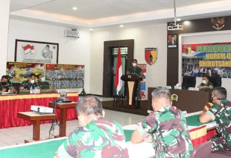 Korem 081/DSJ Terima Tim Verifikasi