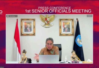 Hilmar Farid sampaikan lima agenda dibahas dalam SOM. Jum'at (22/4/22)