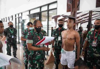 Pangdam Kasuari seleksi langsung Cata PK. Selasa (26/3/2022)