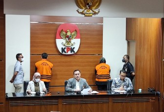 Konferensi pers KPK