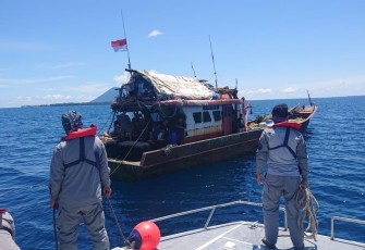 Bakamla RI saat Patroli Amankan Kawasan Wisata Bahari Manado