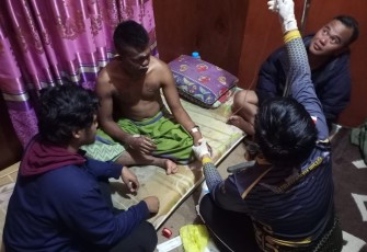 Cek kesehatan personel yang tidak bertugas. Minggu (15/05/2022)