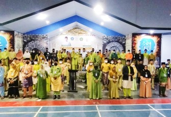 Penutupan MTQ ke-XI tingkat Kabupaten Bintan, Senin (16/5/2022) malam.