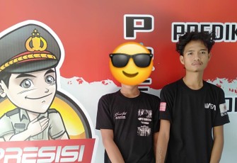 Dua tersangka pencurian ayam, di Bengkulu.