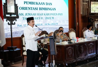 Bupati Pati, jamaah haji Pati kloter pertama bulan Juni