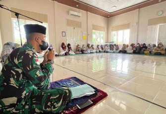 Pengajian rutin lanud Maimun Saleh. Jum'at (20/05/2022)