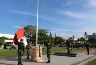 Upacara bendera Kodim 1015/Sampit