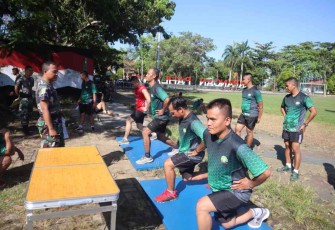 Test Garjas prajurit Kodim 1001/HSU-BLG 